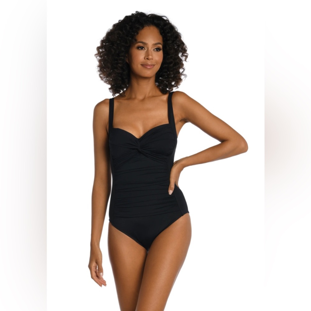 La Blanca tummy control 1-piece swimsuit from Island Goddess collection,…